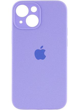 Чехол silicone case full camera protective (aa) для apple iphone 15 (6.1") сиреневый / dasheen 2