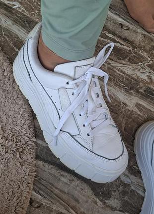 Puma кроссовки 100 % кожа 38-39 размер