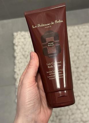 La sultane de saba lotus and frangipani flowers body lotion