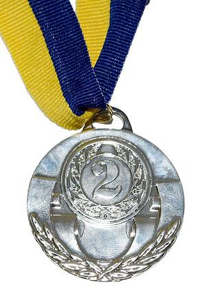 Медаль нагородна 43510 д5см 2 місце срібло