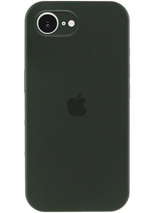 Чохол silicone case full camera protective (aa) для apple iphone 16e (6.1") зелений / cyprus green