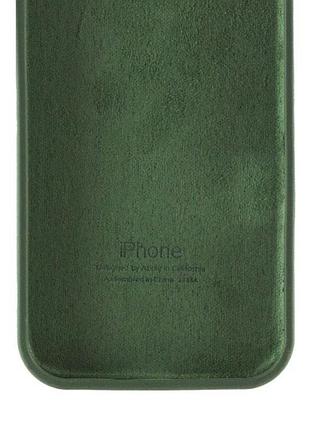 Чохол silicone case full camera protective (aa) для apple iphone 16e (6.1") зелений / cyprus green 4