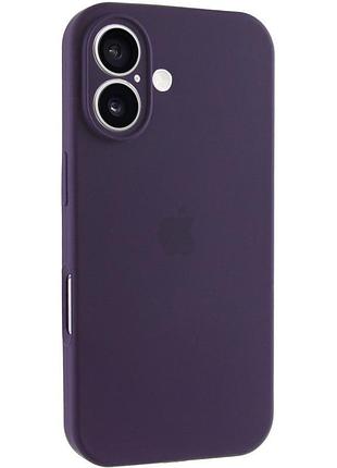 Чохол silicone case full camera protective (aa) для apple iphone 16 (6.1") фіолетовий / elderberry