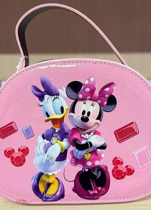 Детская сумочка minnie mouse и daisy розовая для девочки 19×15×7 см