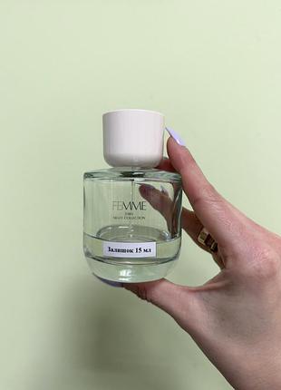 Zara парфумована вода femme, 15 мл (залишок у флаконі)