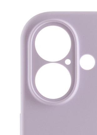 Чохол silicone case full camera protective (aa) для apple iphone 16 (6.1") бузковий / lilac 5