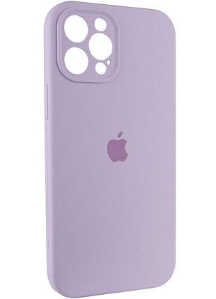 Чехол silicone case full camera protective (aa) для apple iphone 12 pro max (6.7") сиреневый / lilac 3