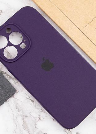 Чехол silicone case full camera protective (aa) для apple iphone 14 pro max (6.7") фиолетовый / elderberry 5