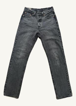 Джинсы женские levi's 501 cерые w28 l32