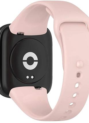 Силиконовый ремешок для xiaomi redmi watch 3 active / розовый