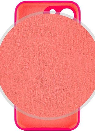 Чехол silicone case full camera protective (aa) для apple iphone 14 pro max (6.7") розовый / barbie pink 4