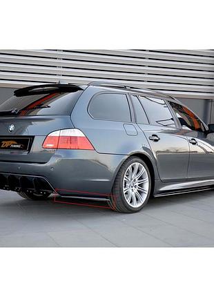 Задние накладки flap dpt (черный глянец) для bmw 5 серия e60/e61 2003-2010 гг