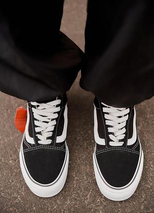 Vans old skool black white 5