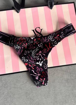 Трусики стрінги з еластичним поясом оригінал victoria’s secret вікторія сікрет