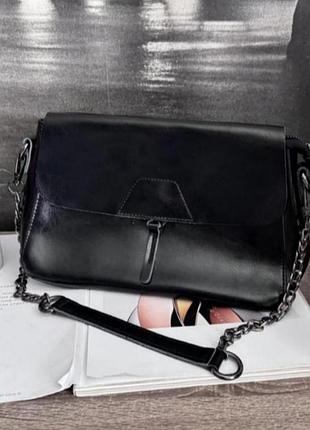 Кожаная сумка  genuine leather