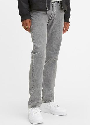 Оригінальні джинси levi's men's 501 original stretch mid rise regular fit straight leg jeans