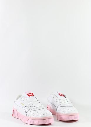 Puma cali basket white pink