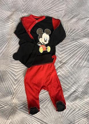 Костюмчик mickey mouse для малюка ❤️ м’який, стильний та дуже милий ідеальний для маленького модника 👶✨