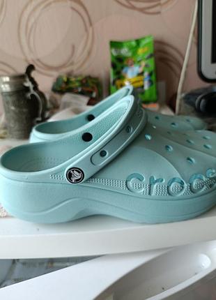 Женские crocs classic clog мятные