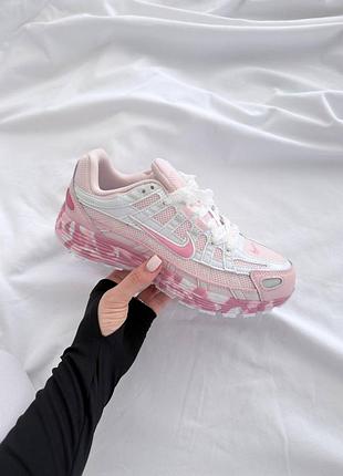👟 кроссовки nike p-6000 custom pink/наложка bs👟