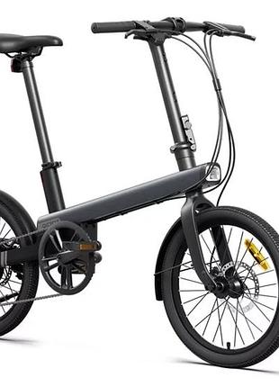 Электровелосипед qicycle f-1 складной 250w 36v 6ah с lcd дисплеем и дисковыми тормозами.
