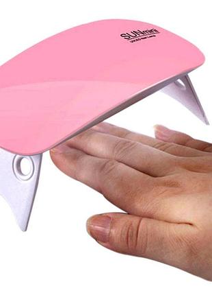 Led лампа для маникюра beauty nail sun mini uv 002601