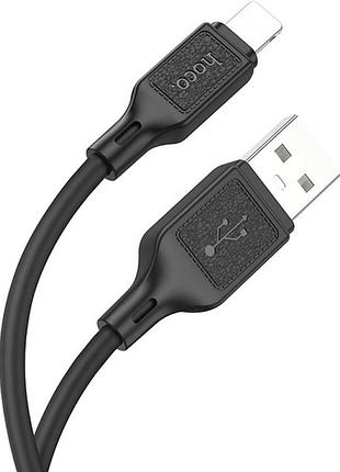 Кабель lightning 2.4а силіконовий х90, 14021 hoco