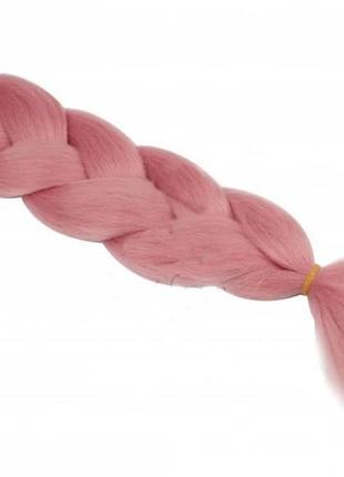 Канекалон jumbo braid 60 см. 100 гр., темно рожевий а17