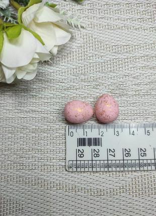 Яйце декоративне 20мм. рожеве (поштучно), для великоднього декору