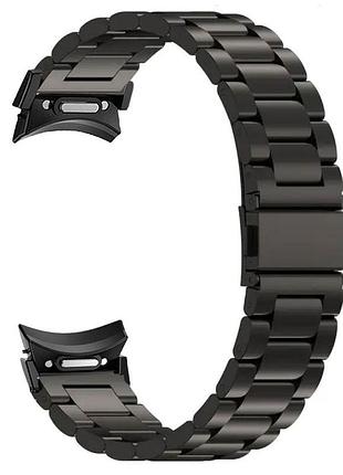 Металлический ремешок primolux для часов samsung galaxy watch 7 / watch 6 / watch fe - black