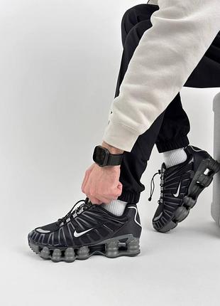 Чоловічі кросівки nike shox tl black grey