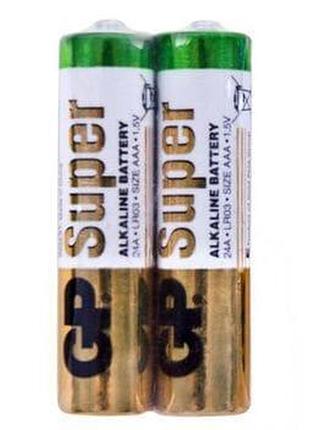 Батарейка aaa/24а/ lr03/ 1.5v ( поштучно), super alkaline gp