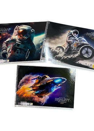 Альбом для малювання 30 арк. на пружині pb-sc-030-8525 школярик