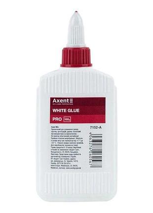 Клей пва 100мл. з дозатором, pro 7152-a axent