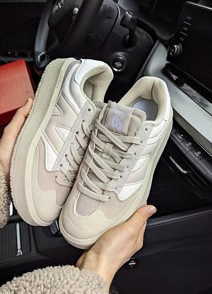Жіночі кросівки new balance ct302 світло-бежеві
