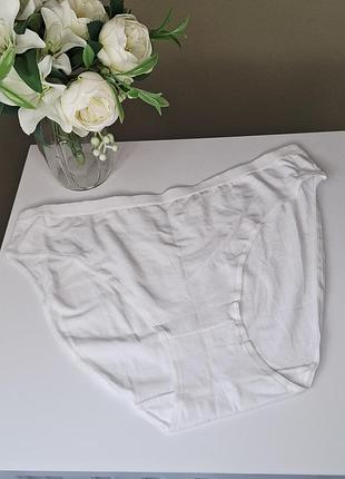 Коттоновые трусики высокая посадка размер xl / 50 наш playtex