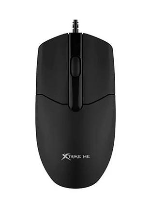 Комп'ютерна мишка дротова usb 3 кнопки/1000dpi/gm-124bk, 20450 xtrike me