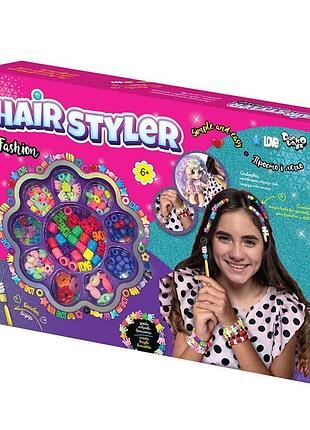 Іграшковий набір для створення прикрас на волосся "hair styler fashion", hs-01-04 danko toys