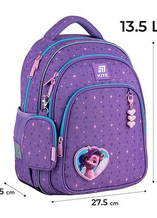 Рюкзак шкільний з ортопедичною спинкою "my little pony" для дівчинки lp25-763s kite