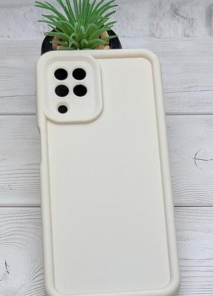 Уценка!!! чехол shock case для телефона samsung galaxy a22 / a225 бампер силиконовый бежевый уценка!!!