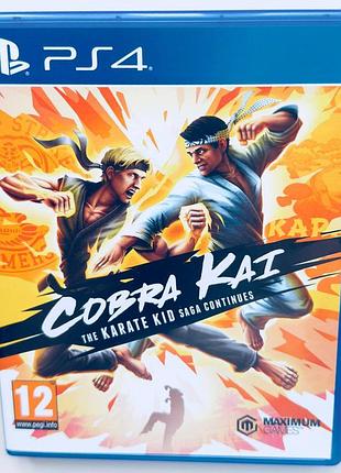 Cobra kai karate kid saga continues, б/у, английская версия - диск для playstation 4