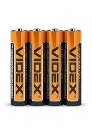 Батарейка aaa/1.5v/ r03 ( поштучно) сольова videx