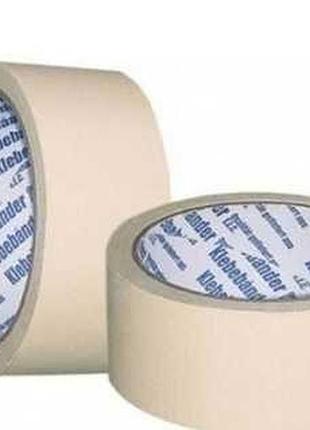 Скотч паперовий 48 мм 20 метрів, клейка стрічка для фарбування та ремонту