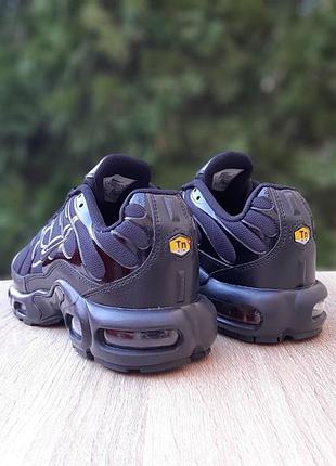 Nike air max tn air темно серые с черным