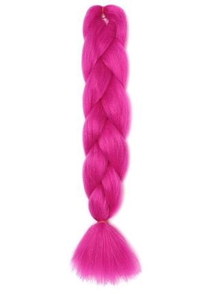 Канекалон jumbo braid 60 см. 100 гр., малиновий а18