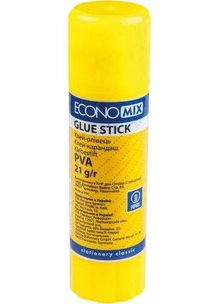 Клей-олівець pva 21 гр., арт. 41204 economix