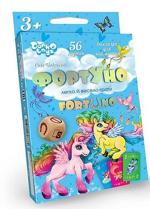 Настільна гра маленька "фортуно cute unicors" uf-04-01u danko toys