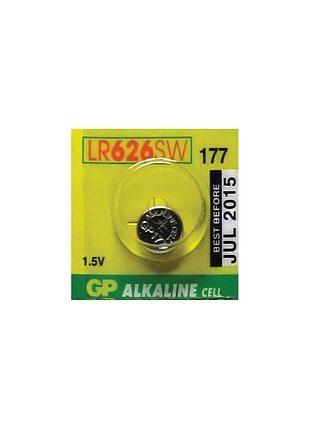 Батарейка ag4 /lr626 (177) /1.5v (поштучно) alkaline gp