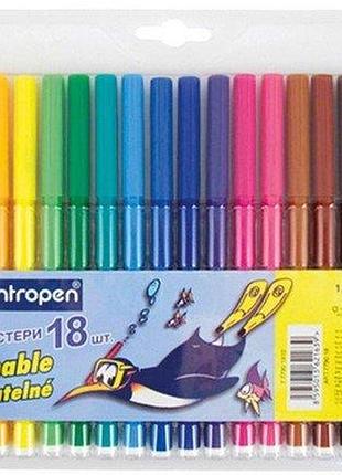 Фломастери 18 кол. на водній основі арт 7790/18 centropen