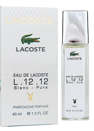Духи мужские lacoste eau de l.12.12 blanc-pure ( white ) 40 мл парфюм лакоста